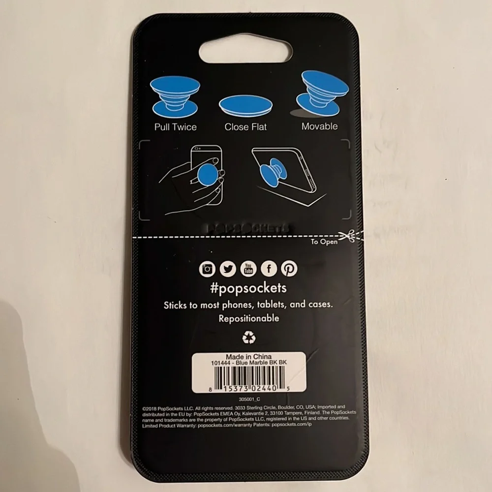 Popsocket Blue Marble - Picture 2 of 2